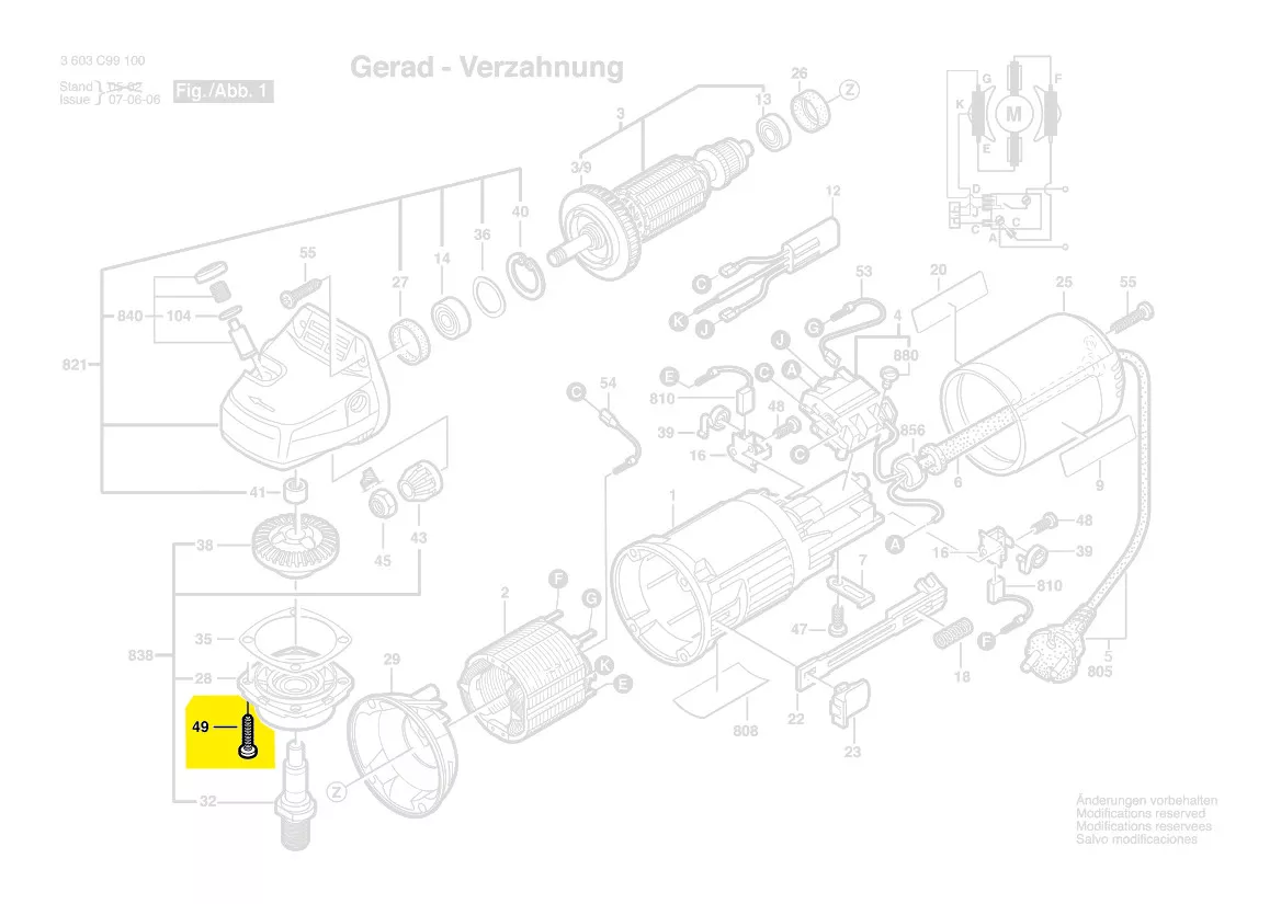 Vis M4x16 réf. 2 914 491 410 BOSCH